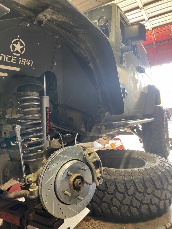 Millers Alignment Service of Ashland suspension and brake work